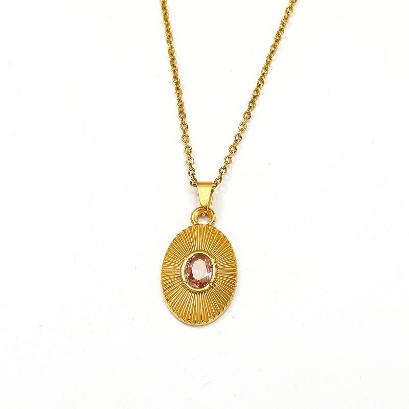 Eternal Radiance Necklace (Sparkle Pink)